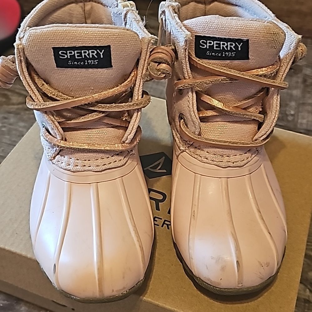 Toddler Sperry duck boots